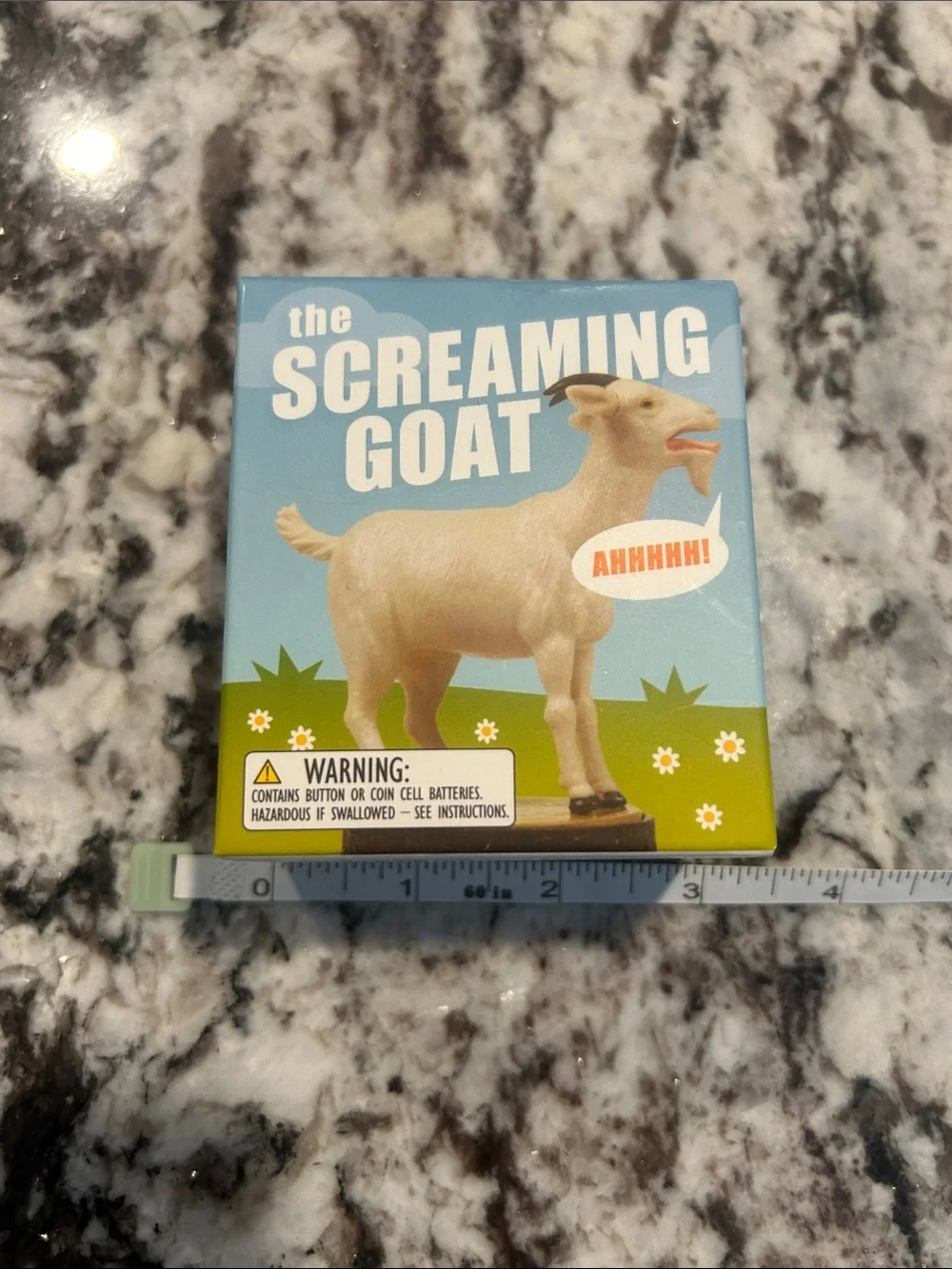 The Screaming Goat Kids Toy - Beige Goat Figure